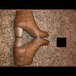 Brown Heeled Booties